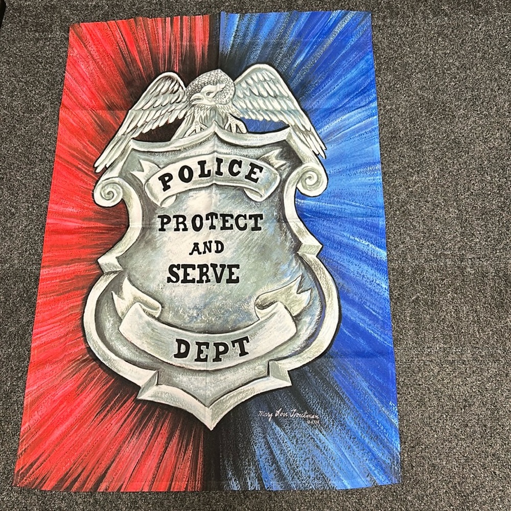 Protect and Serve Police Flag